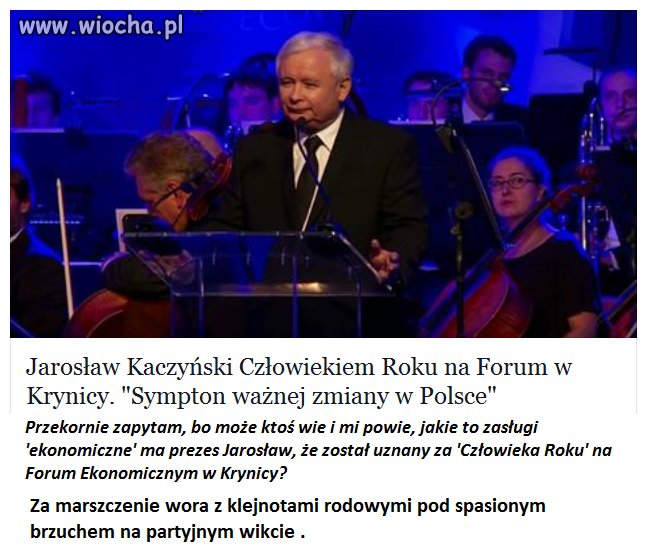 Uznany za 'Człowieka Roku' 