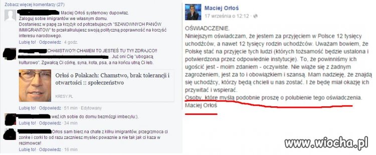 Lincz na Orłosiu na Facebooku