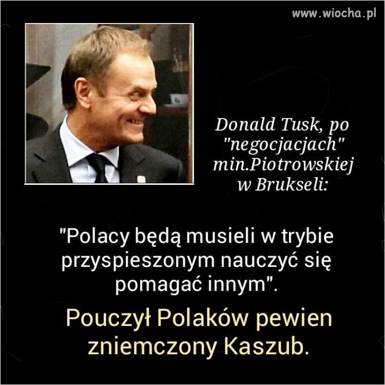 Szczyt obłudy i hipokryzji został osiągnięty...