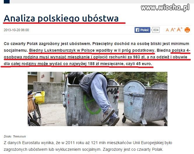 Polska rodzina pomijana we wszystkim