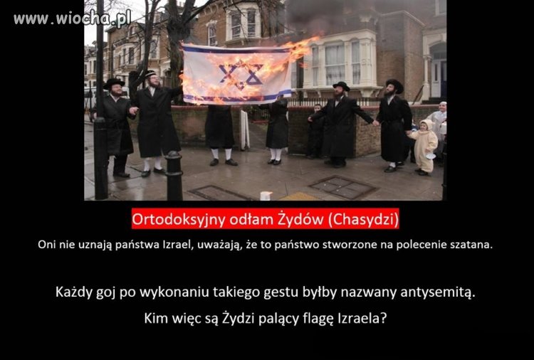 Koniec świata!żyd nie uznaje żyda,muzułmanin