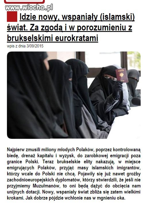 Jak cudownie jest w Unii. 