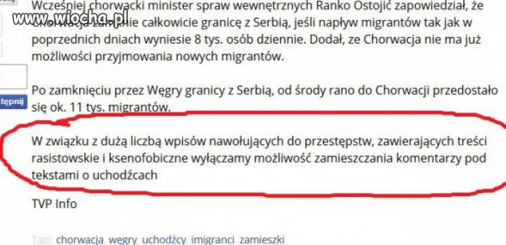 A gdzie wolność słowa?