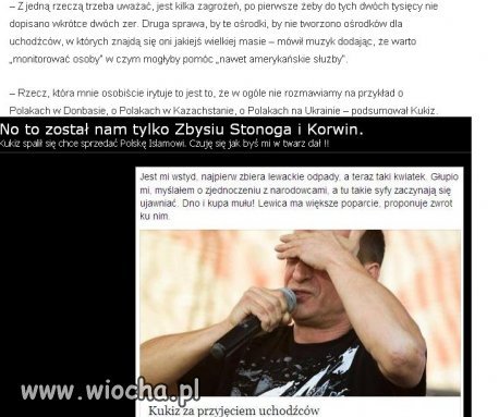 Wypadałoby wstawić cały materiał, a nie manipulować