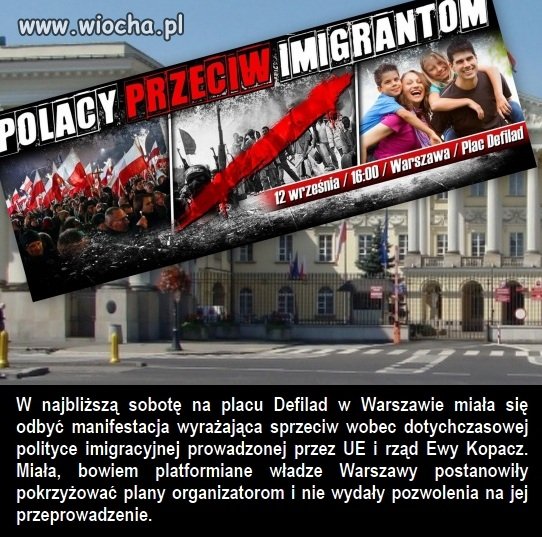 Władze Warszawy zakazały manifestacji