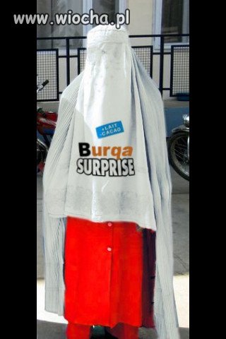 Burka niespodzianka