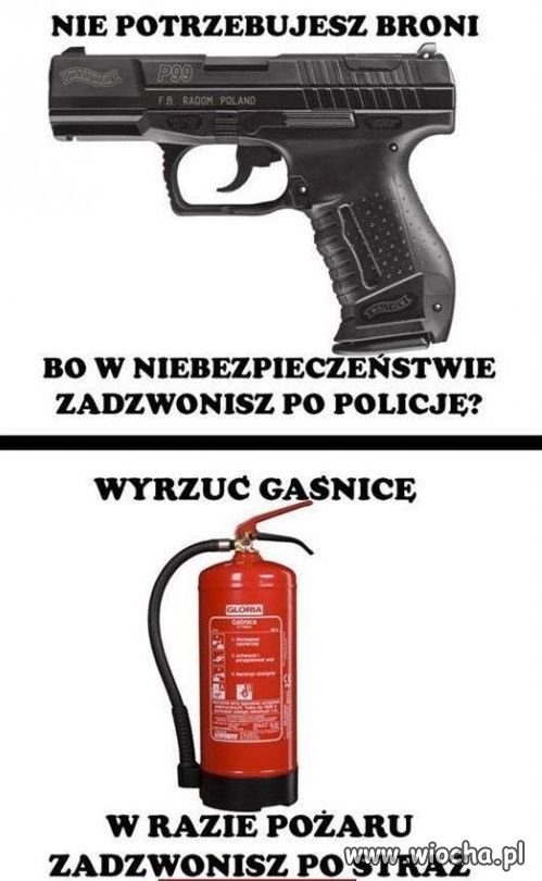 Nie potrzebujesz broni...