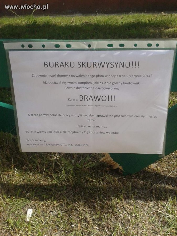 Powodzenia lokatorzy