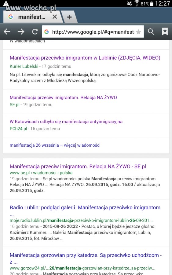 Przynajmniej cztery manifestacje w dużych miastach
