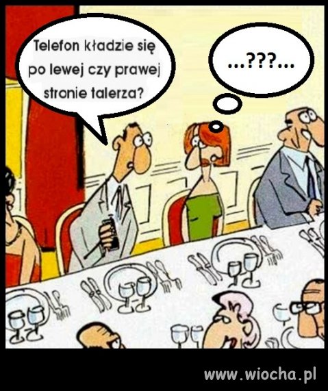 No właśnie, po lewej czy po prawej?
