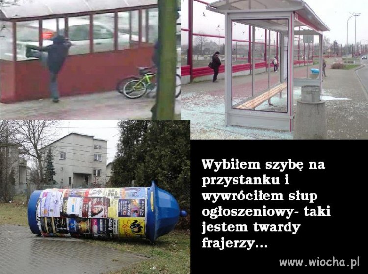 Po co komu niszczenie mienia publicznego?