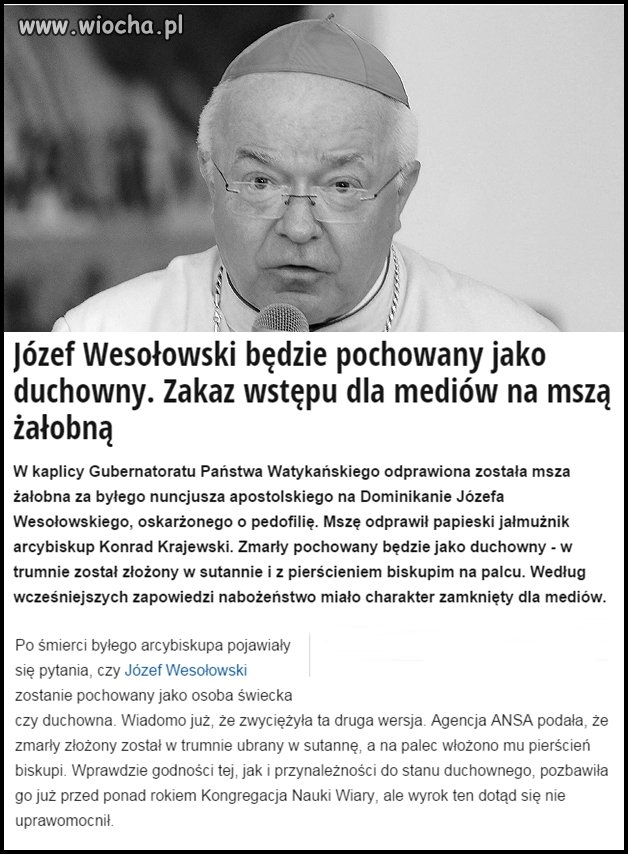 Operacja usunięcia niewygodnego pedofila