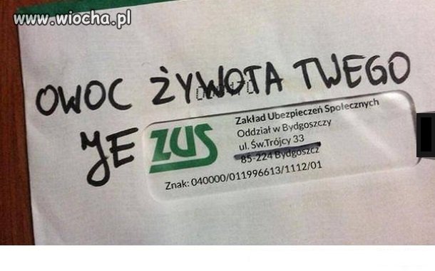 Owoc żywota twego 