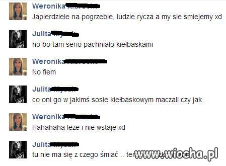 Na pogrzebie...