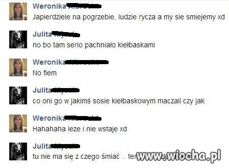 Na pogrzebie...