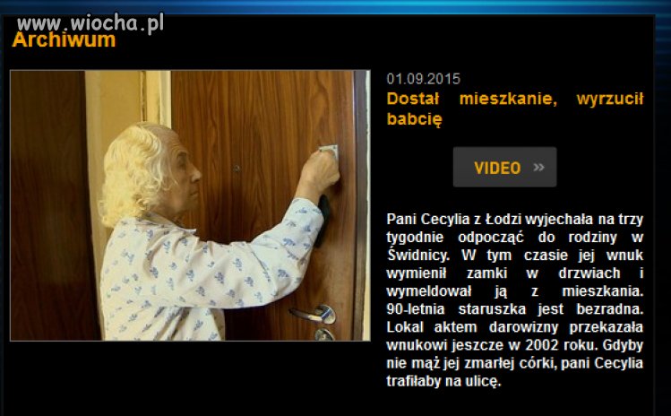 "Kochany wnusio"