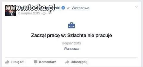 Szlachta nie pracuje