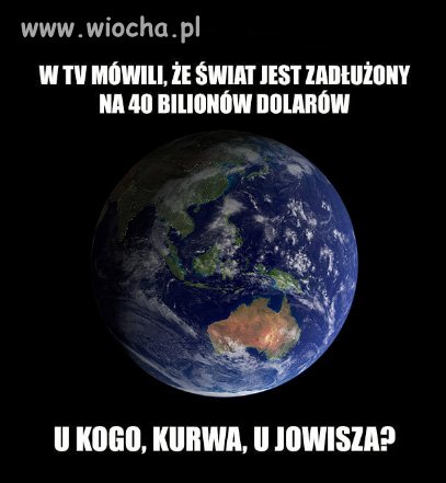Świat jest zadłużony