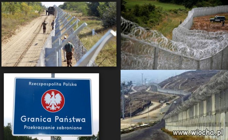 Jestem za ogrodzeniem Polskich granic.