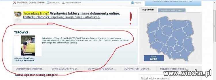 A mówią że pracy nie ma...
