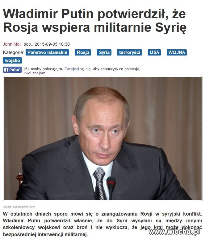 To co amerykanie wywołali, Putin naprawi?