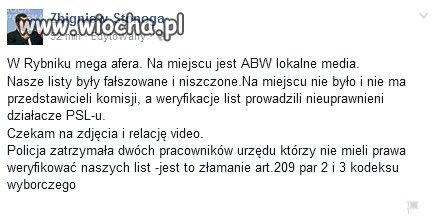 Fałszerstwa i niszczenie list Stonogi