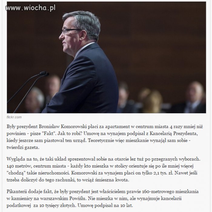 Była głowa Rzeczypospolitej Polski !