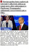 Zakłamanie rzeczywistości jak w PRLu