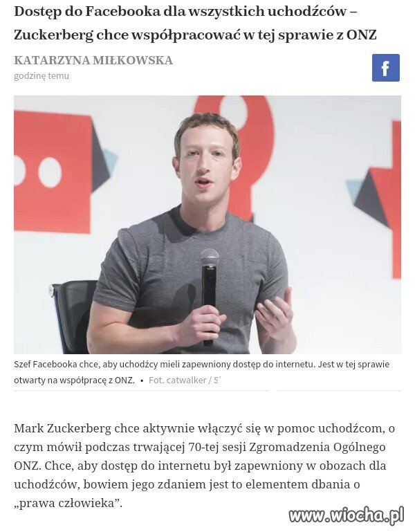 Dostęp do facebooka