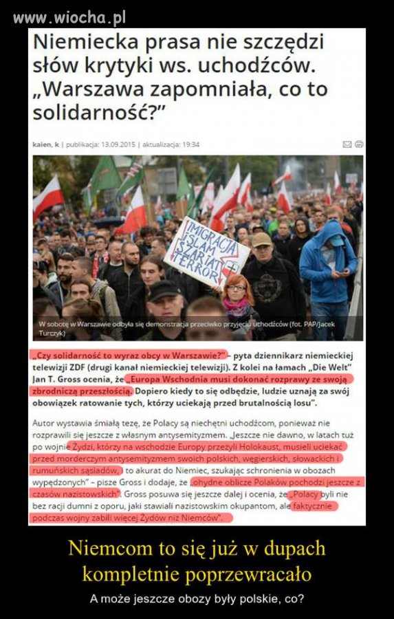 Ten człowiek powinien mieć zakaz wjazdu na terytorium 