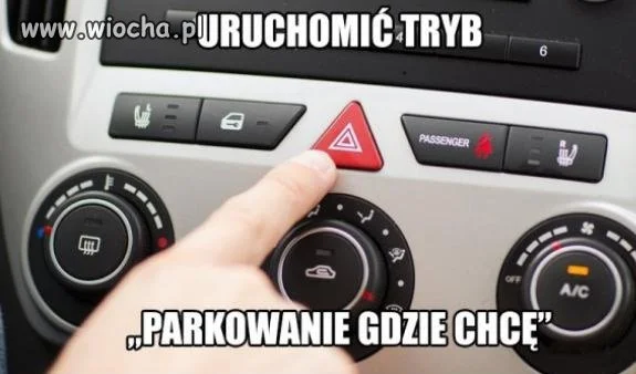 Parkowanie gdzie chce