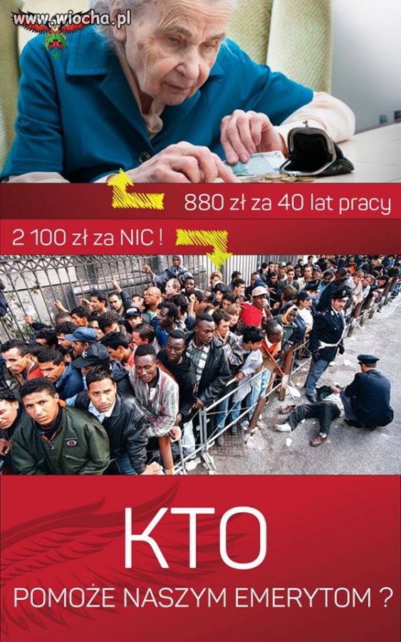 UE, rząd i media mówią, że mamy pomagać imigrantom. 