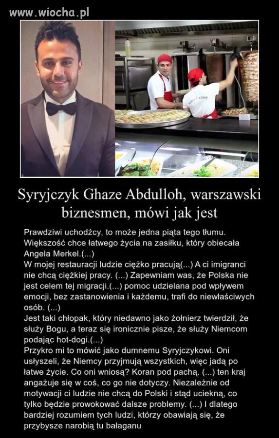 Skoro nawet Syryjczyk mówi co się dzieje 