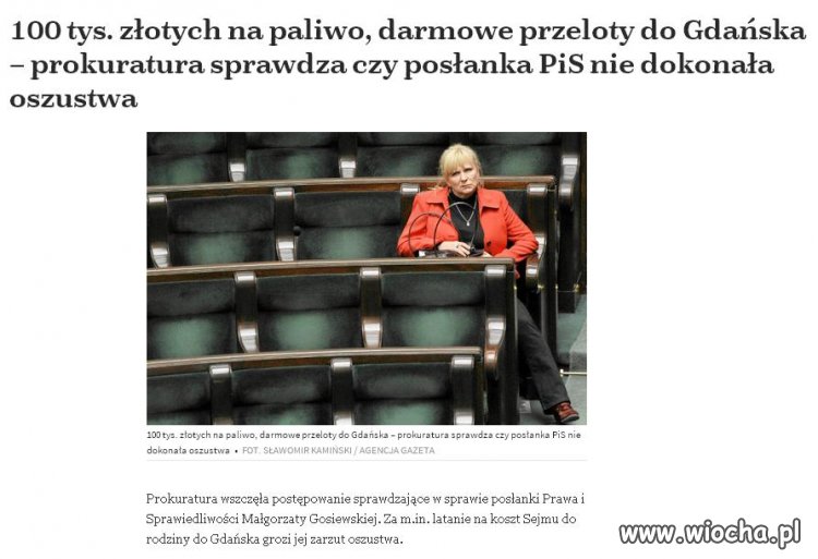 Już widzę jak idzie za to siedzieć... 