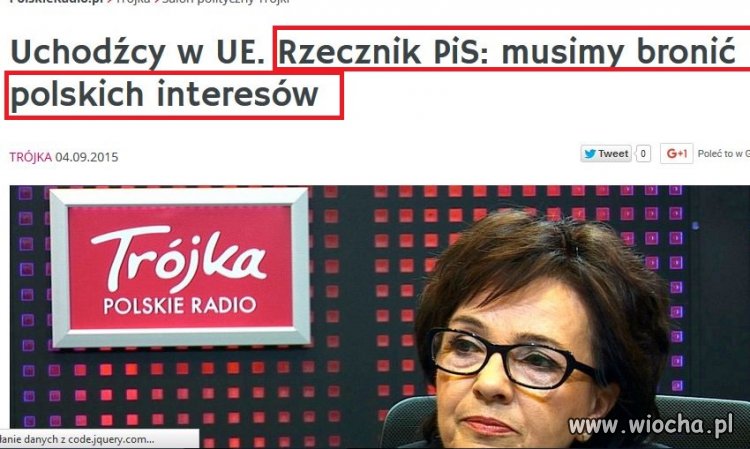 Wiem, że głosuję na nich!