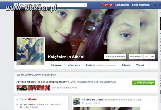 Księżniczka Albanii z podstawówki.