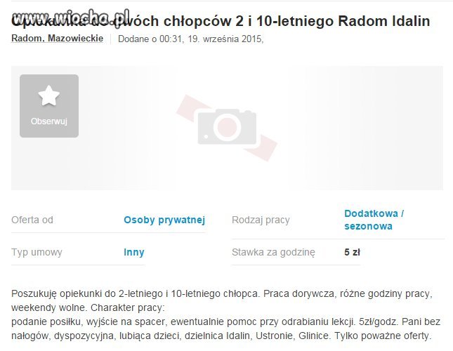 No nic tylko pracować 