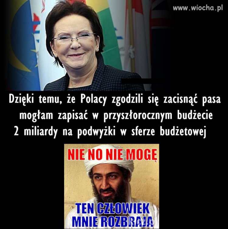 Dziękuję Polacy za zaciskanie pasa ...