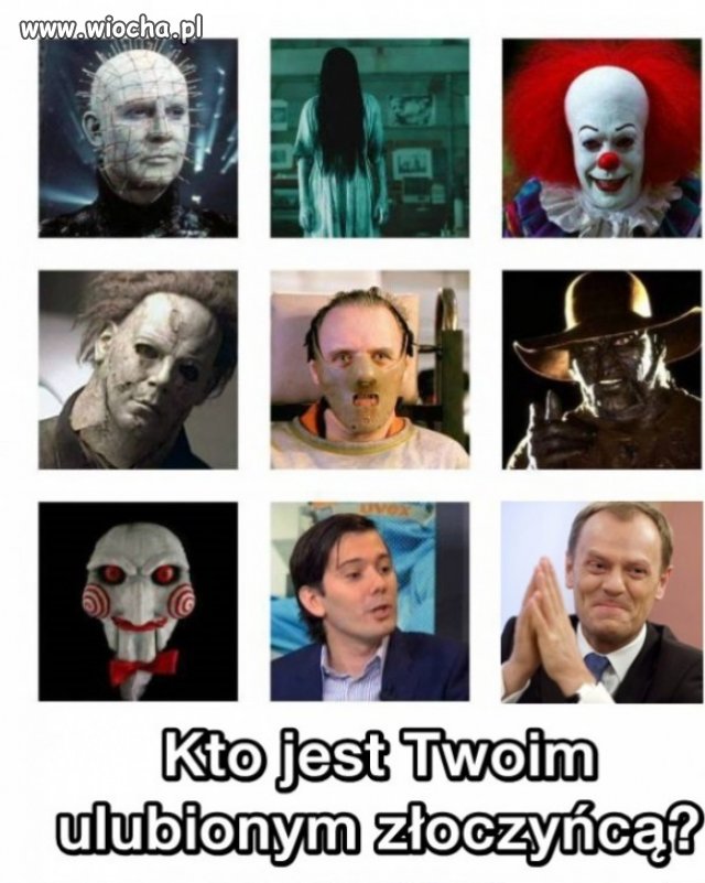 Jason i Freddy się nie załapali.