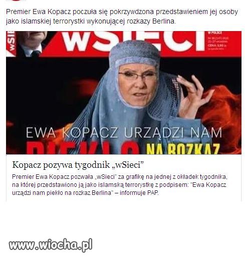 Ewa Kopacz pozywa tygodnik "wSieci"