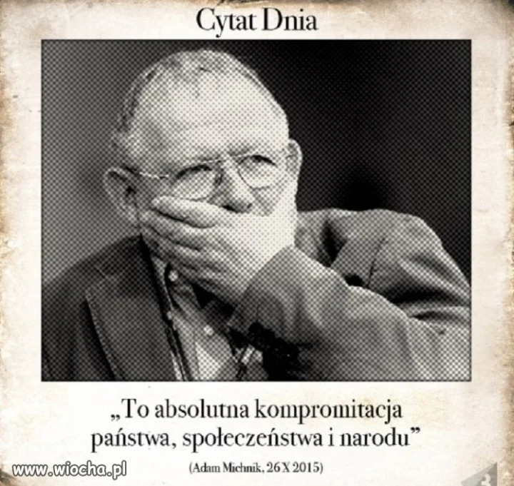 Z cyklu:"Jak ciężko oderwać od złotego koryta?"