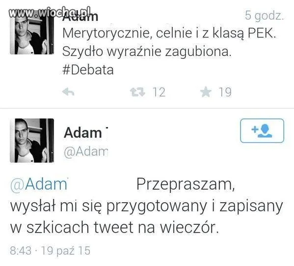 Falstart przed debatą