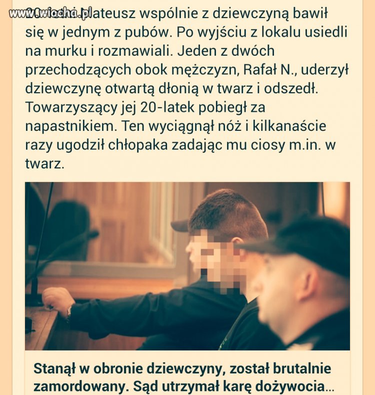Teraz będzie jadł pił i leczył się za nasze.