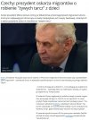 Kolejny prezydent który nie boi się mówić prawdy.