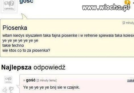 Ye ye ye...