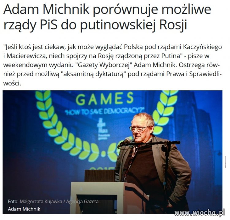 Mądrości Adama Michnika