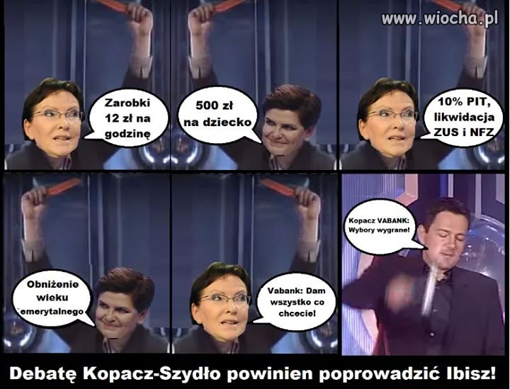 Po i PiS obiecanki cacanki a Polakowi radość.
