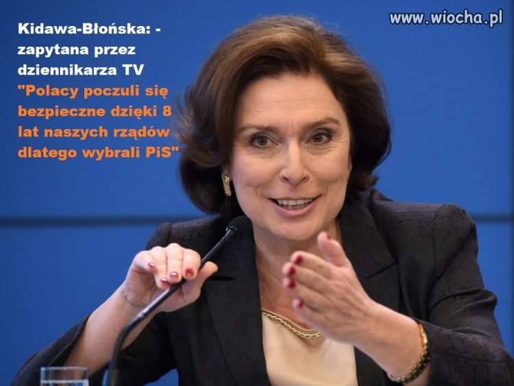 Nadal GRATULUJĘ wyborcom tej pani