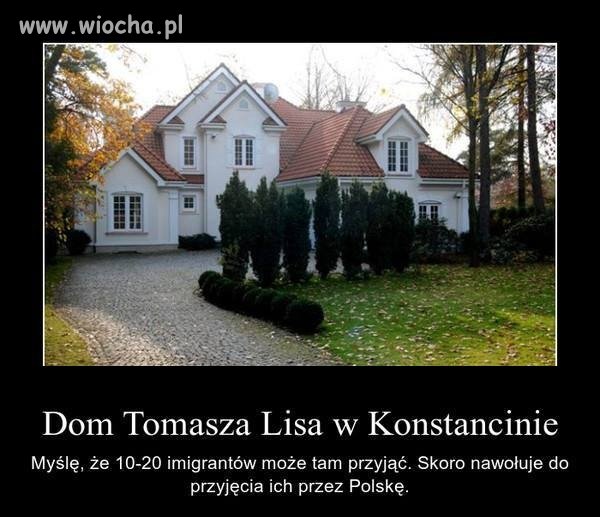 Ale pewnie Tomuś ich sam nie przyjmie 