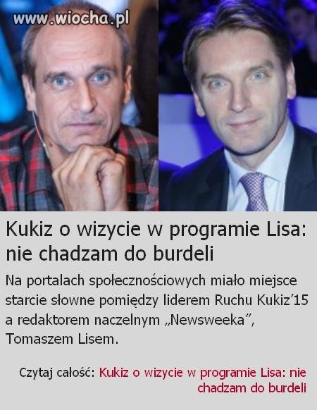 Kukiz nazwał sprawę